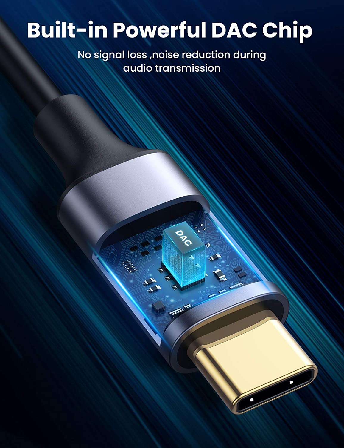 UGREEN – kabel audio USB-C do  – Car Jack recenzja i cena